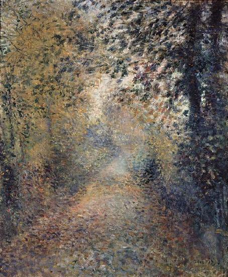 Pierre-Auguste Renoir In the Woods Norge oil painting art